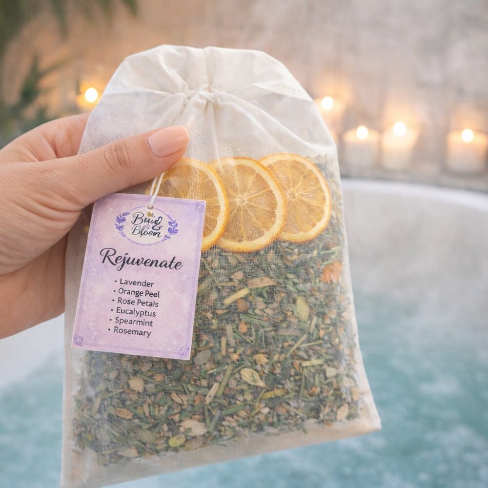 Mother's Day Gift - Bougie Bath - Regenerate Bath Tea Bag Blend - All Natural